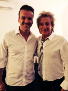 Rod Stewart und Marc Getmmann in Nizza
